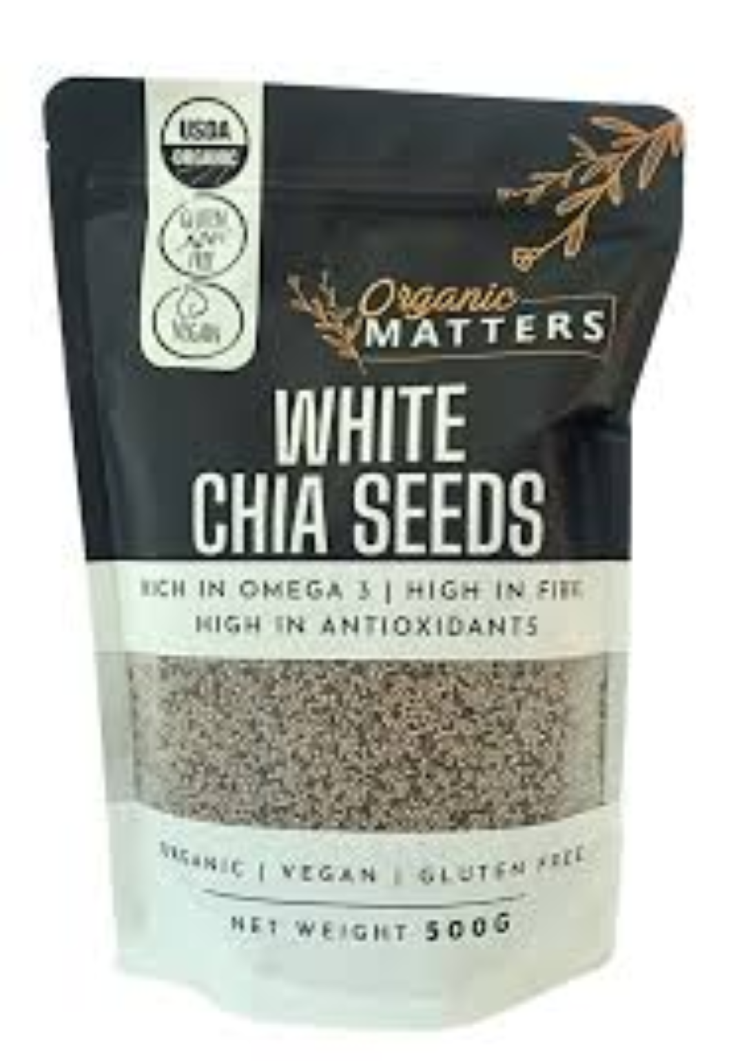 CHIAORGANIC CHIA SEED WHITE 500G